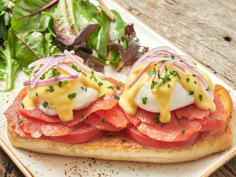 Smoked Salmon Benedict – A Luxurious Breakfast Choice-First Watch Menu.